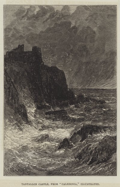 Tantallon Castle, from Caledonia, Illustrated by John MacWhirter